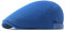 HIQIU Unisex Schirmmütze Baskenmütze Herren Atmungsaktiv Mesh, Flatcap Damen Sommer Gatsby Newsboy Barett Kappe, Schiebermütze Herren Sommer Hut Sportmütze Einstellbar 55 cm-60 cm (Blau)