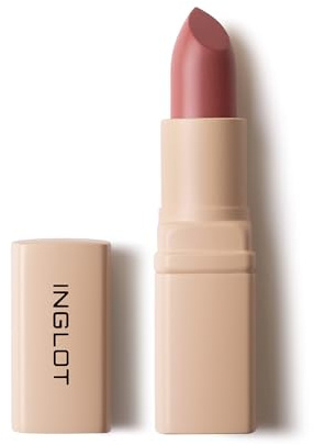 INGLOT Creamy Soft Lipstick Vivid Rose 505 Pink 4.4 g | Creamy, highly pigmented lip colour with a comfortable feel; alcohol-free; suits all skin types