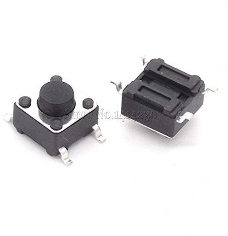 GUOQGXAY Schalter 100 STÜCKE SMD Druckschalter 6X6X5mm Mikroschalter 6x6x5mm