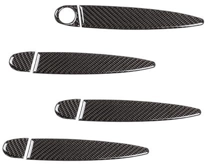 Outside Door Handle Cover Trim For BMW 1 3 Series X1 X3 X4 X5 X6 F20 F30 E90 E92 E93 E84 F25 F26 Carbon Fiber Car Exterior Door Handle Pull Cover Trim