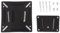 Universal TV Wall Mount, Ultra Slim Replacement Stand Mount with a Max Load Bearing of 35lbs, Fixed Monitor Wall Bracket with Max VESA 100x100mm for 15.7-35.4 Inches LED/LCD/OLED/Plasma TV (Black)
