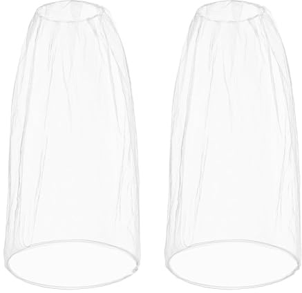 Fegtrtyoa 2 Pack Large Mosquito Net Insects Mesh Head Net for Gardening Hiking Fishing Traveling for Outdoor Face Neck Head Protecting White