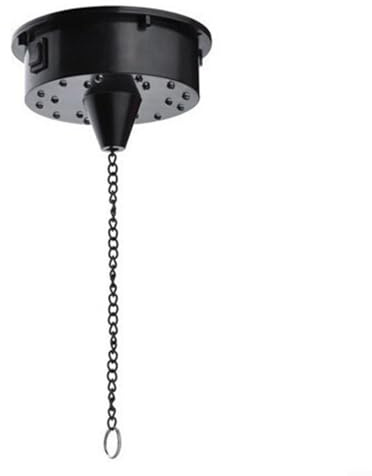 Disco Ball Motor mit Fernbedienung, Verstellbare Geschwindigkeit, 4 Farbige LED-Lichter für Partys und Events(ceiling motor)
