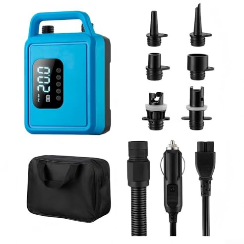 Pompe de gonflage électrique 20 PSI avec affichage numérique de la pression d'air pour SUP, kayaks, paddleboards et produits gonflables
