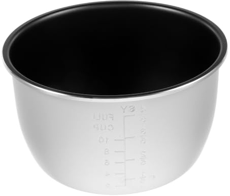 Baluue Electric Cooker Pot Replacement Nonstick Rice Cooker Aluminium Alloy Inner Pot Insert Universal Rice Liner for Steaming Stewing and Porridge Kitchen Accessory