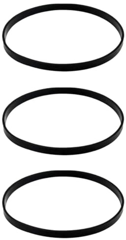 12 Zoll Bandsägen-Gummiband, Gummibänder, Ersatzgummiring, Geeignet für alle Arten von Holzbearbeitungs-Bandsägen, Schwarz, 3 Stück