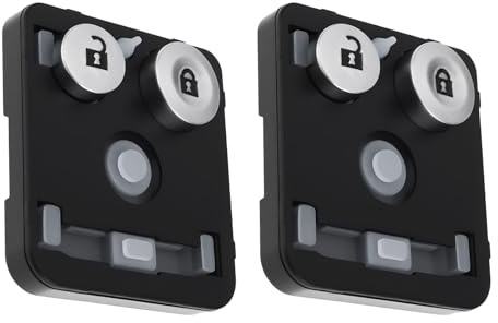 EMSea 2x Two-Button Remote Key Shells Key Fob Inner Case Compatible with Honda Civic Accord Jazz CR-V HRV
