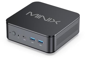 MINIX NR660LP Mini PC AMD Ryzen 5 6600H 16GB LPDDR5 512GB SSD Win 11 Pro | Triple 4K Display, USB-C, Dual LAN, WiFi 6E, BT 5.2 Micro Desktop for Home, Office & Gaming