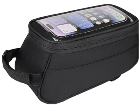 Generico Custodia per bici - Borsa per per mountain bike,Supporto per telefono da bici Borsa porta cellulare per con touch screen anteriore per mountain bike per per adulti per telefono cellulare