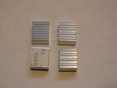 Xbox 360 RAM Heatsinks (4 pcs) for HANA ANA Southbridge RAM Chips - Upgrade Cooling Repair - Prevent RROD