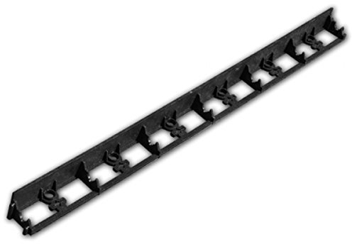 Bradas OBRB78 Flexible Garten Rasen Gras kante Grenze 78 mm Höhe, 1 m Länge, schwarz, 100 x 7,8 x 7,8 cm