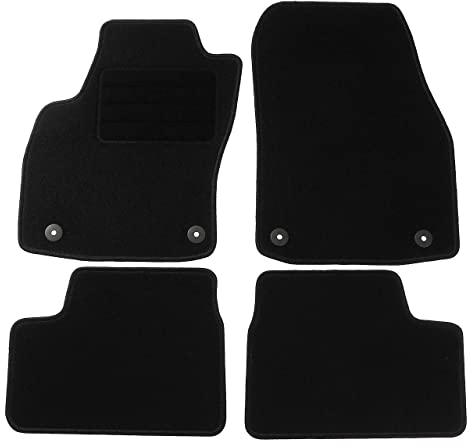 TEXER Textil Fußmatten Passend für Opel Astra III H Bj. 2004-2014 Basic