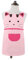 Love Potato Niedliche Schürze für Mädchen und Kleinkinder, Cartoon-Katze, bestickt, Baumwolle, Kinderschürze für Kinder von 2–4 Jahren (Rosa), rose, 20W x 18L
