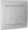 SOLERA 42920 PULSADOR DE PERSIANA 83X81X10MM 10A 250V S.Europa, 250 V, Neutro