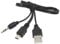 B92 Mini USB auf 3,5mm Klinkenstecker & USB 2.0 A Stecker Kabel 2-in-1 – Audio- und Ladekabel, 50 cm Länge, für Audioausgabe und gleichzeitiges Laden