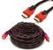RAINBOW WALKER Cable HDMI 20M Metros Full HD 4K 2K TV PS4 PS3 Xbox 360 PC BluRay Conectores Full HD Oro cubierta de malla