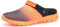 Femmes Hommes Sabots Mules Respirant Chaussures de Jardin Perforés-Sabot de Plage Sport Pantoufles Piscine Sandales D'Été Chaussures,41 EU,Noir Orange