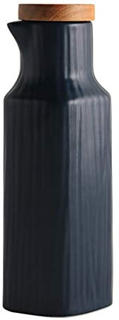 OnePine 300ml Distributeur d'huile d'olive, Bouteille pour Huile et vinaigre, Distributeur de condiment liquide en céramique