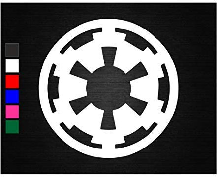 Star wars galactic empire vinyl decal sticker car van wall window (10cm)