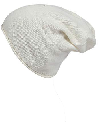 Zwillingsherz Mütze Beanie Slouch Kaschmir Damen Mädchen Uni - Hochwertige Cashmere Hat Kappe - Warme Haube mit weichem Fleece Frühling Herbst Winter
