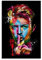 jiaobaba Kunstdruck auf Leinwand, Motiv: Andy Warhol David Bowie, 60 x 90 cm