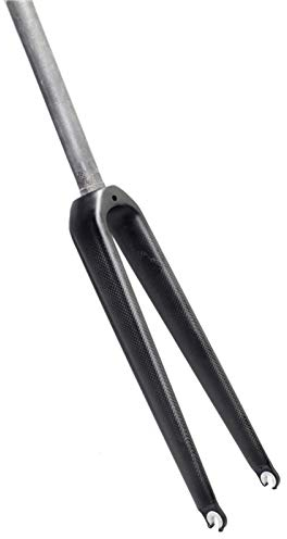 TOMYEUS Forcella per Bici da Corsa 700C Fibra di Carbonio Pieno 1-1/8 Tubo Dritto Freno C Forcella Ammortizzatore 340g (Colore : Matte)