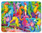 3D LiveLife Magnet - Lustig Seepferd von Deluxebase. Linsenförmige 3D Nilpferd Kühlschrankmagnet. Dekoration für Kinder und Erwachsene mit Kunstwerk lizenziert von bekannt Künstler, Michael Searle