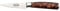 Rockingham Forge Sunrise Collection 3.5 Paring Knife, Stainless Steel with Resin Handles, Amber Brown RF-2101BR