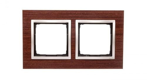 Simon 54 Nature Rahmen Doppelholz GOLD Kontakt-simon 5902787559908