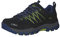 CMP Kids Rigel Low Trekking Shoes Kids WP, Zapatos de Trekking Unisex niños, Negro Azulado Eléctrico, 41 EU