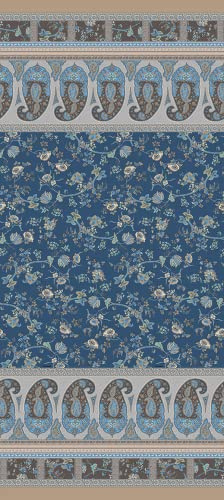 Bassetti Foulard Genova B1 aus Baumwolle Mako-Satin in der Farbe Blau, Maße: 350cm x 270cm, 9324023