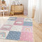 TT Home Kinderzimmerteppich Teppich Junge Mädchen Kinderteppich Baby Herzen Pastell, Farbe:Grau Beige Pink, Größe:120x160 cm