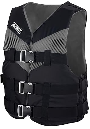 Mesle Schwimmweste Erwachsene V210, Leichte Schwimmhilfe für Herren & Damen, 50N Auftriebsweste Sup, Schwimmen, Kajak, Prallschutzweste Wakeboard, Wasserski, Jetski