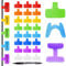 OioTuyi 24 Pcs Cable Labels Tags - Write On Wire Labels for Cord Management and Identification, Durable Cable Tags (Multi-Color)