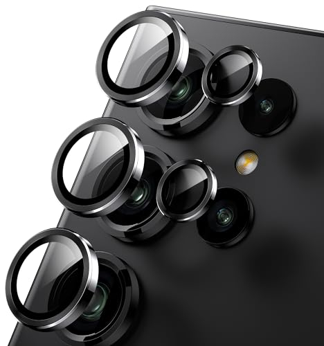 WSKEN Kameraschutz Kompatibel mit Samsung Galaxy S24 Ultra 5G Kamera Schutzglas,9H Härte Kratzfest Blasenfrei, HD gehärtetes Metallglas Kamera Displayschutzfolie Film zubehör