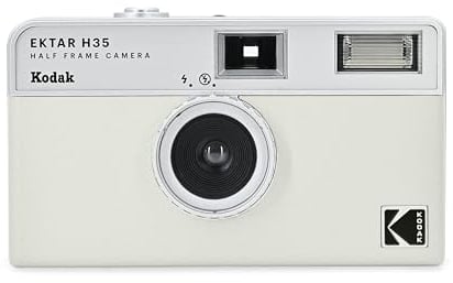 KODAK EKTAR H35 Half Frame Film Camera (bianco sporco, singola)