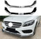 Auto Frontlippe Frontspoiler,für Mercedes-Benz C-Class W205 C180 C200 C260 2015-2018 AMG,Frontlippe Spoiler Protector Splitter Kit,A