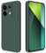 GiiYoon Coque pour Xiaomi Redmi Note 13 Pro 5G/Poco X6 5G Case en Silicone, Etui de Protection Antichoc Etui Housse Silicone Ultra-Mince avec Couche Intérieure en Fibre et Protection pour Caméra, Vert