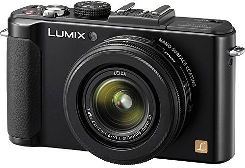Panasonic Lumix DMC-LX7 Compact Digital Camera 10.1 MP with 3.8x Optical zoom and 3.0-inch LCD Black (Renewed)