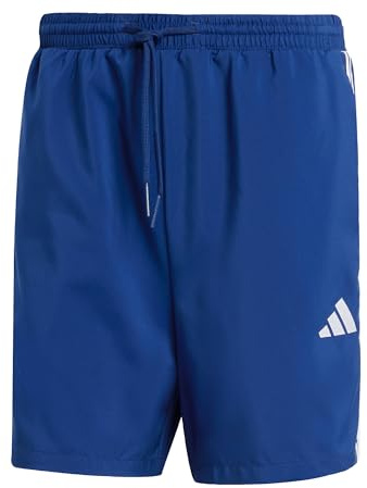 adidas Herren Essential Three Stripes Chelsea Base Short Shorts, Dark Blue/White, M