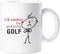 kisoyo Mens I'd Rather Be Playing Golf Mug Present Dad Boyfriend Man Gift Funny Golfer
