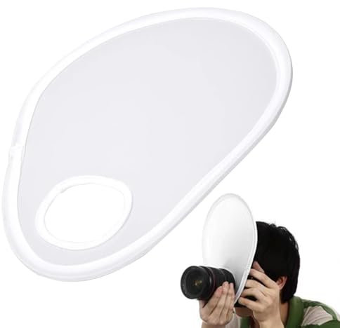 Speedlight Flash Diffuser - Foldable White Semi-Transparent Camera Flash, Macro Photography Diffuser, Camera Accessories for Weddings, Studios, Professional Photographers