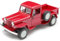 Compatible avec Jeep Willys Pickup Rouge 1:24 Welly 24116