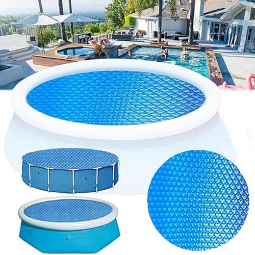 4-12 Piedi Copertura Solare Per Piscina - Piscina Solare Rotonda Rettangolare | Coperture Per Piscine Fuori Terra | Coperta Termica Per Spa Con Bolle D'aria Rotonde/a Forma Di Cuore | Mantieni L'acqua