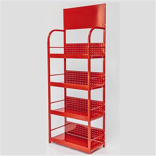 ZOAPDEBCE Snack Lagers Rack Storage Körbe , Süßigkeiten-Chips-Show-Regal(Rosso)
