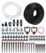 Kit di irrigazione a goccia automatica di alta qualità in plastica di alta qualità da 30 m per tubi per tubi Adattanti Adattanti Valvole Dannocarie Set Garden Wiring per i