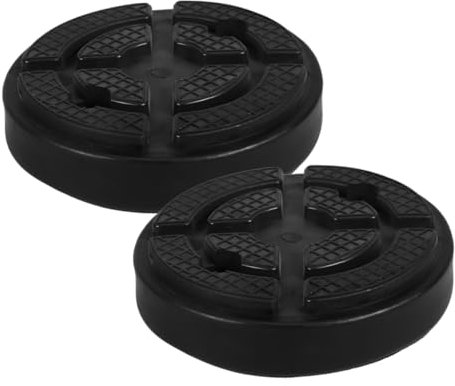 OUNONA 2pcs Lift Rubber Pad Auto Lift Pads Pinch Weld Jacking Adapter Rubber Blocks for Car Round Hoist for Cars Truck