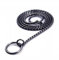 PetMix - Kettenhalsband Hund 4mm Zugstopp 50cm - Hundehalsband Silberne Hundetrainingshalsung - Trainingshalsband Hund - Robuste Metall-Kette - Effektive Kontrolle (Schwarz, 4mm*50 cm)
