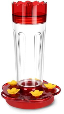 Sefdrert Outdoor Plastic Hummingbird Feeder Outdoor Patio Hanging Feeder Outdoor Garden Decor
