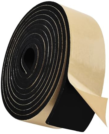3M Moosgummi Selbstklebend Dichtungsband,100mm breit 3mm dick, Schaumstoff Klebeband, Selbstklebende Schaumstoffplatte, Rutschfeste Moosgummi Polster für Möbel DIY BastelnKollision, Möbelschutz